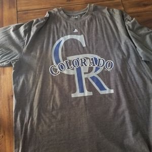 Majestic Colorado Rockies tshirt